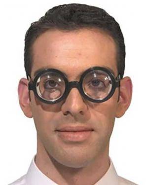 Óculos miope Acessórios para disfarces de Carnaval ou Halloween