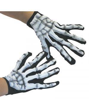Mãos esqueleto latex G.I.D. 24cm.  Acessórios para disfarces de Carnaval ou Halloween