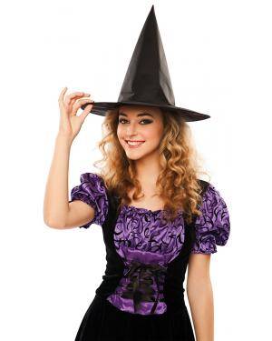 Chapéu bruxa tecido (não inflamável) Acessórios para disfarces de Carnaval ou Halloween