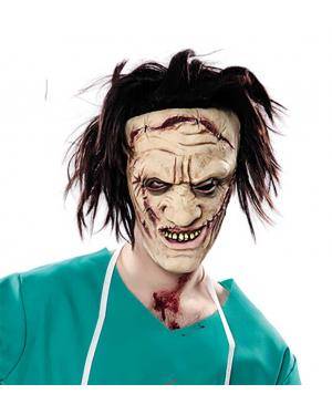Máscara psicopata látex Acessórios para disfarces de Carnaval ou Halloween