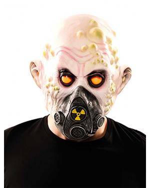 Máscara zombie radioactivo látex Acessórios para disfarces de Carnaval ou Halloween
