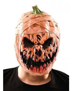 Máscara abóbora diabólica látex Acessórios para disfarces de Carnaval ou Halloween