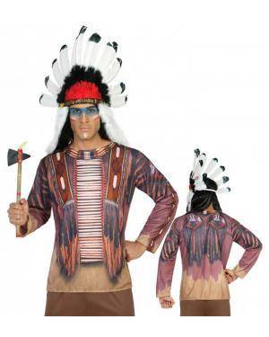 Camisola Índio Adulto para Carnaval
