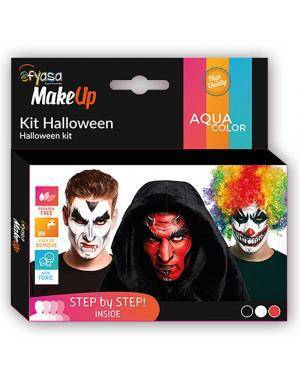 Kit Aquacolor Halloween 3 Cores 3x2gr para Carnaval ou Halloween