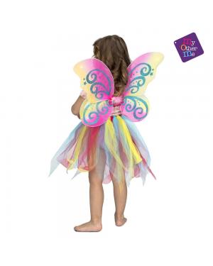 Fato Arco Iris com Asas 3 a 6 Anos para Carnaval