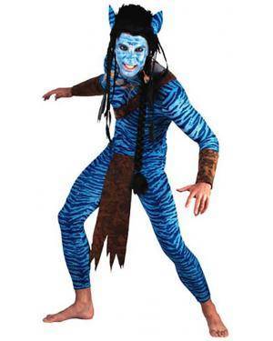 Fato Avatar Homem Guerreiro Adulto 70605, Loja de Fatos Carnaval acasadocarnaval.pt, Disfarces, Acessórios de Carnaval, Mascaras, Perucas, Chapeus