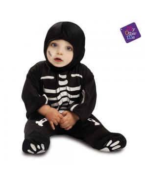 Fato Bebé Esqueleto para Carnaval