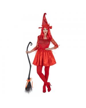 Fato Bruxa Vermelha para Carnaval