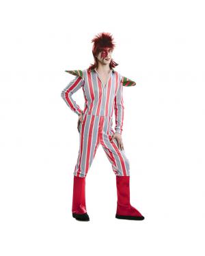 Fato David Bowie Rei de Glam Tamanho M/L para Carnaval