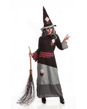 Fato de Bruxa Adulta M para Carnaval o Halloween | A Casa do Carnaval.pt
