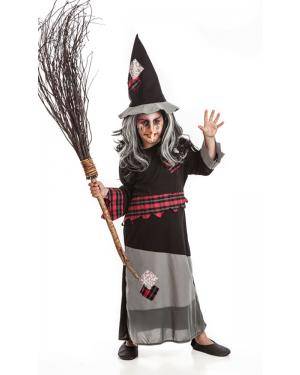 Fato de Bruxa Infantil para Carnaval o Halloween | A Casa do Carnaval.pt