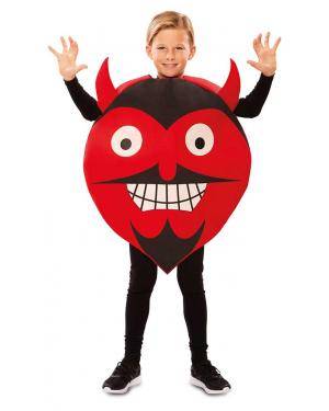 Fato de Emoticon Diabo 7-9 Anos para Carnaval