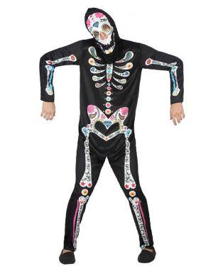 Fato de Esqueleto Homem para Carnaval o Halloween | A Casa do Carnaval.pt