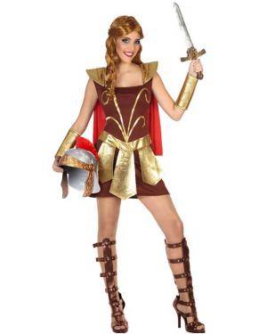 Fato de Gladiadora Mulher para Carnaval o Halloween | A Casa do Carnaval.pt