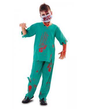 Fato de Médico Zombie Menino para Carnaval o Halloween | A Casa do Carnaval.pt