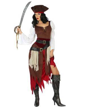 Fato de Mulher Pirata para Carnaval o Halloween | A Casa do Carnaval.pt