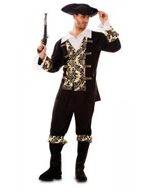 Fato de Pirata Dourado Adulto para Carnaval o Halloween | A Casa do Carnaval.pt