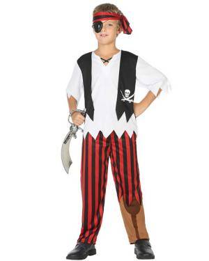 Fato de Pirata Menino para Carnaval o Halloween | A Casa do Carnaval.pt