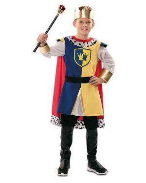 Fato de Rei Medieval Infantil para Carnaval