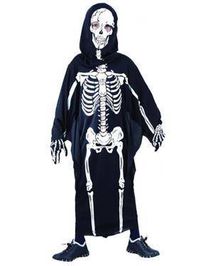 Fato Esqueleto Halloween Menino 70609, Loja de Fatos Carnaval acasadocarnaval.pt, Disfarces, Acessórios de Carnaval, Mascaras, Perucas, Chapeus