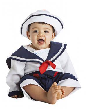Fato Marinheiro Bebé 0-6 Meses para Carnaval