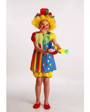 Fato Palhaço Menina Tamanho 1 a 3 Anos para Carnaval o Halloween 91961 | A Casa do Carnaval.pt