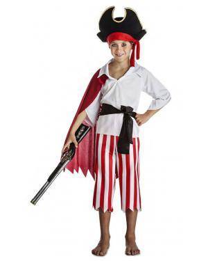 Fato Pirata com Capa 3-4 Anos para Carnaval