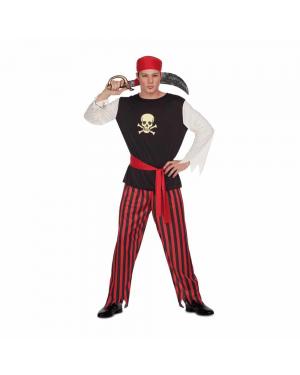 Fato Pirata Homem M/L para Carnaval