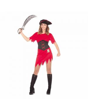 Fato Pirata Mulher M/L para Carnaval
