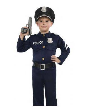 Fato Policia Menino 3-4 Anos para Carnaval