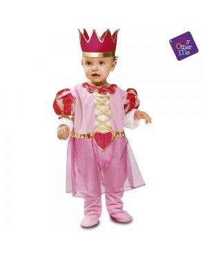 Fato Princesa Rosa Bebé para Carnaval
