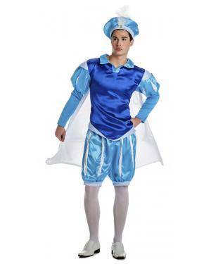 Fato Principe Azul Tamanho S para Carnaval