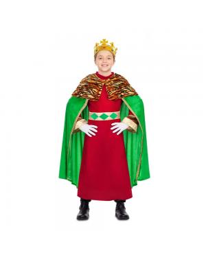 Fato Rei Mago Verde para Carnaval