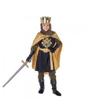 Fato Rei Medieval Criança para Carnaval