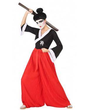 Fato Samurai Mulher para Carnaval