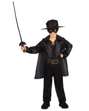 Fato Zorro Menino 3-4 Anos para Carnaval