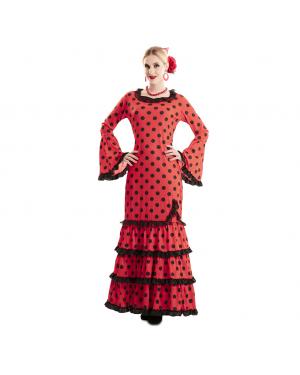 Vestido de Flamenco Vermelho Mulhere para Carnaval