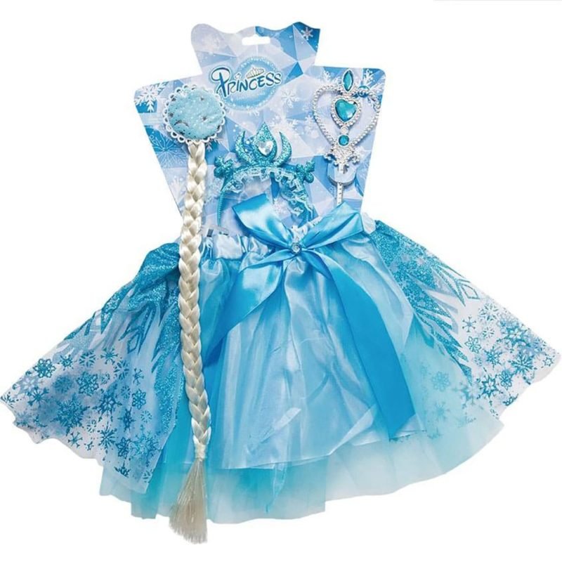 Acessórios Princesa Azul (Trança