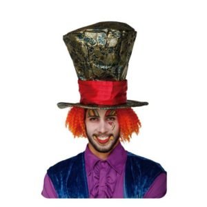 Chapéu Chapeleiro Louco com Peruca