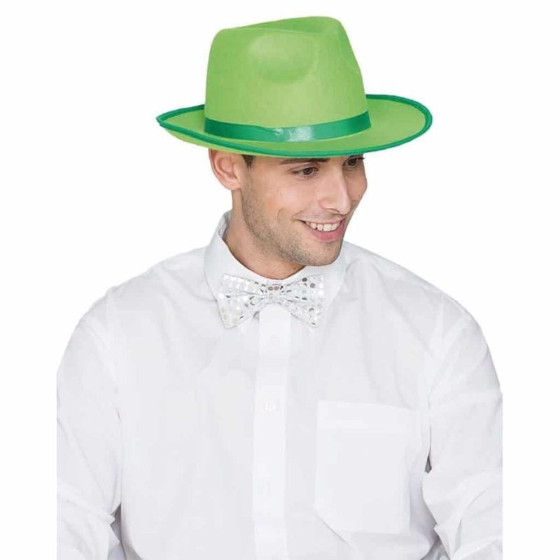 Chapéu Gangster Feltro Verde