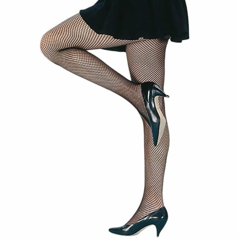 Collants de Rede Preto Adulto (3 Unidades)