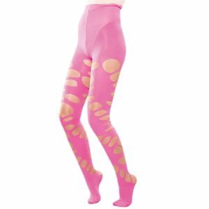 Collants Rosas com Buracos