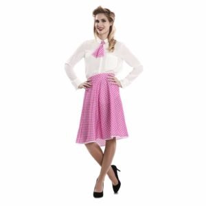 Conjunto Pin-Up Rosa Tamanho M/L