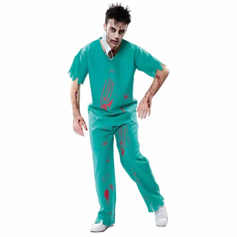 Disfarce de Médico Zombie Adulto