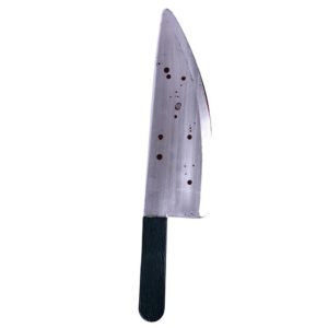 Faca com sangue 49 cm.