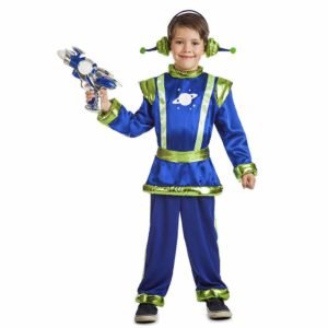 Fato Alien Azul Menino