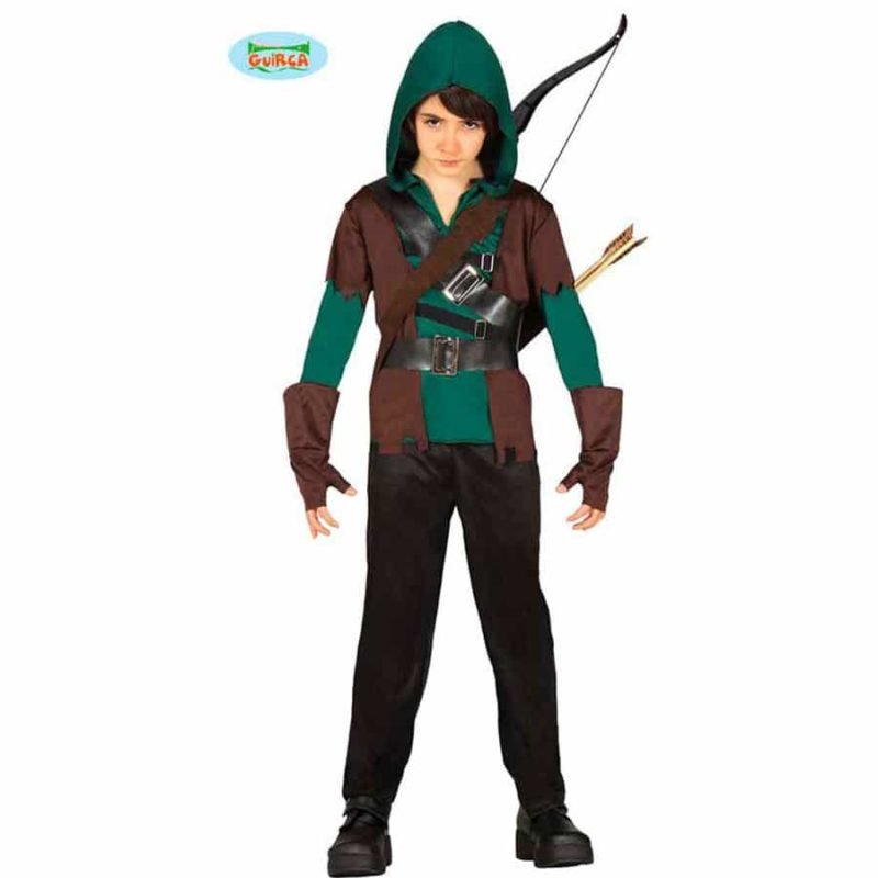 Fato Arqueiro Robin Arrow para Menino