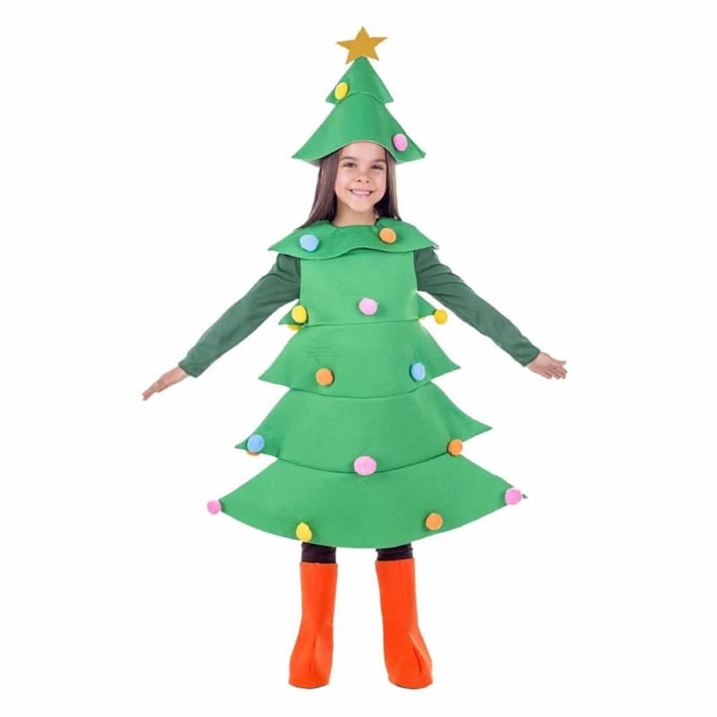 Fato arvore de natal Criança