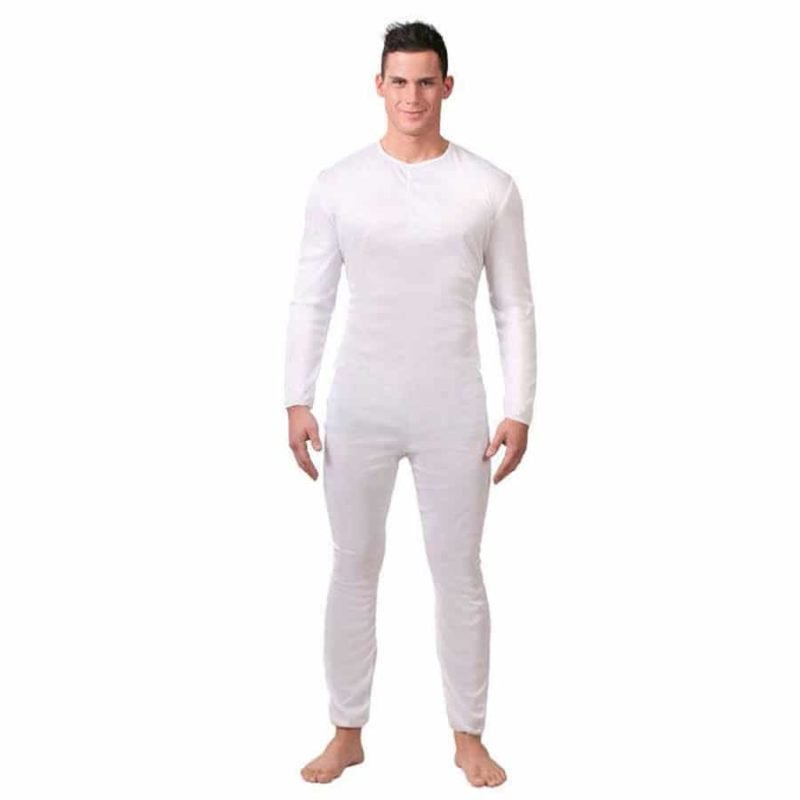 Fato Body Maillot Branco Homen