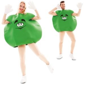 Fato Bombom M&M Verde Adulto